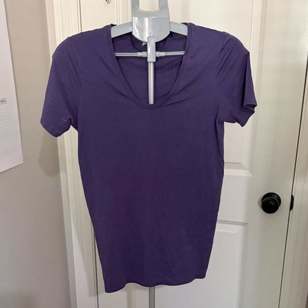 Under Armour Deep Purple Short Sleeve Top